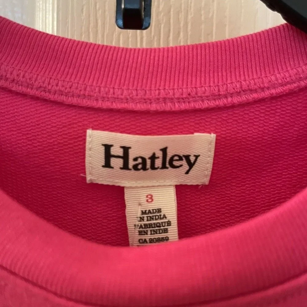 Hatley Shiny Apple Fun Elastic Waist Dress Pink Plaid Skirt Girls Size 3 NWT